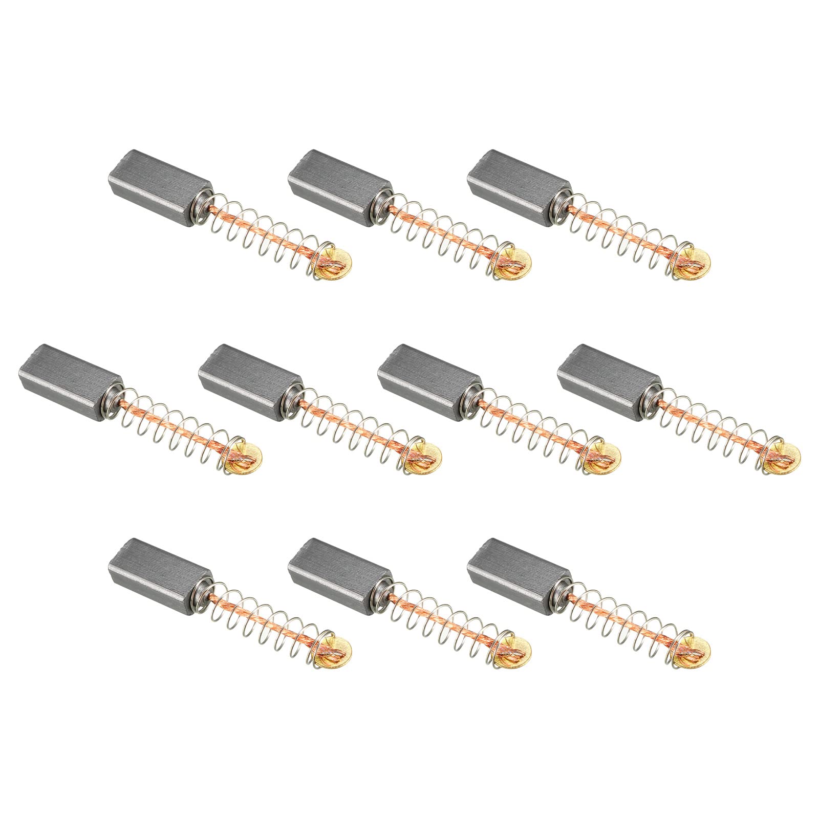 QUARKZMAN 13mm x 6mm x 4mm Carbonio Spazzola, Spazzola di Carbone di Ricambio 10pz Motore Carbonio Spazzola Carboncini Motore Elettrico per Utensili Elettrici