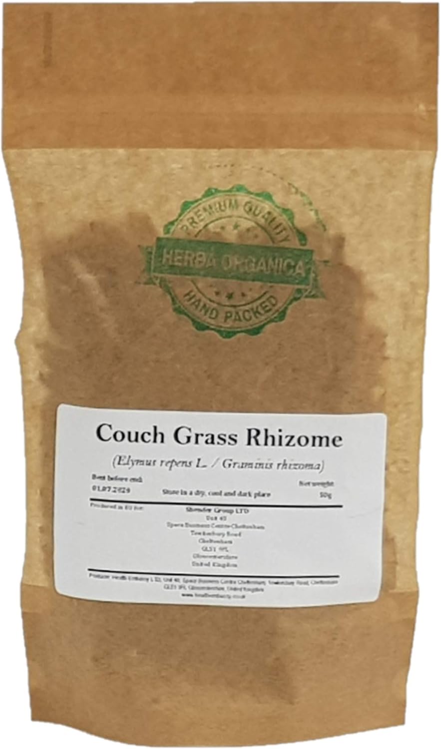 Herba Organica Couch Grass Rhizome - Elymus Repens L - Herbal Tea (100g)