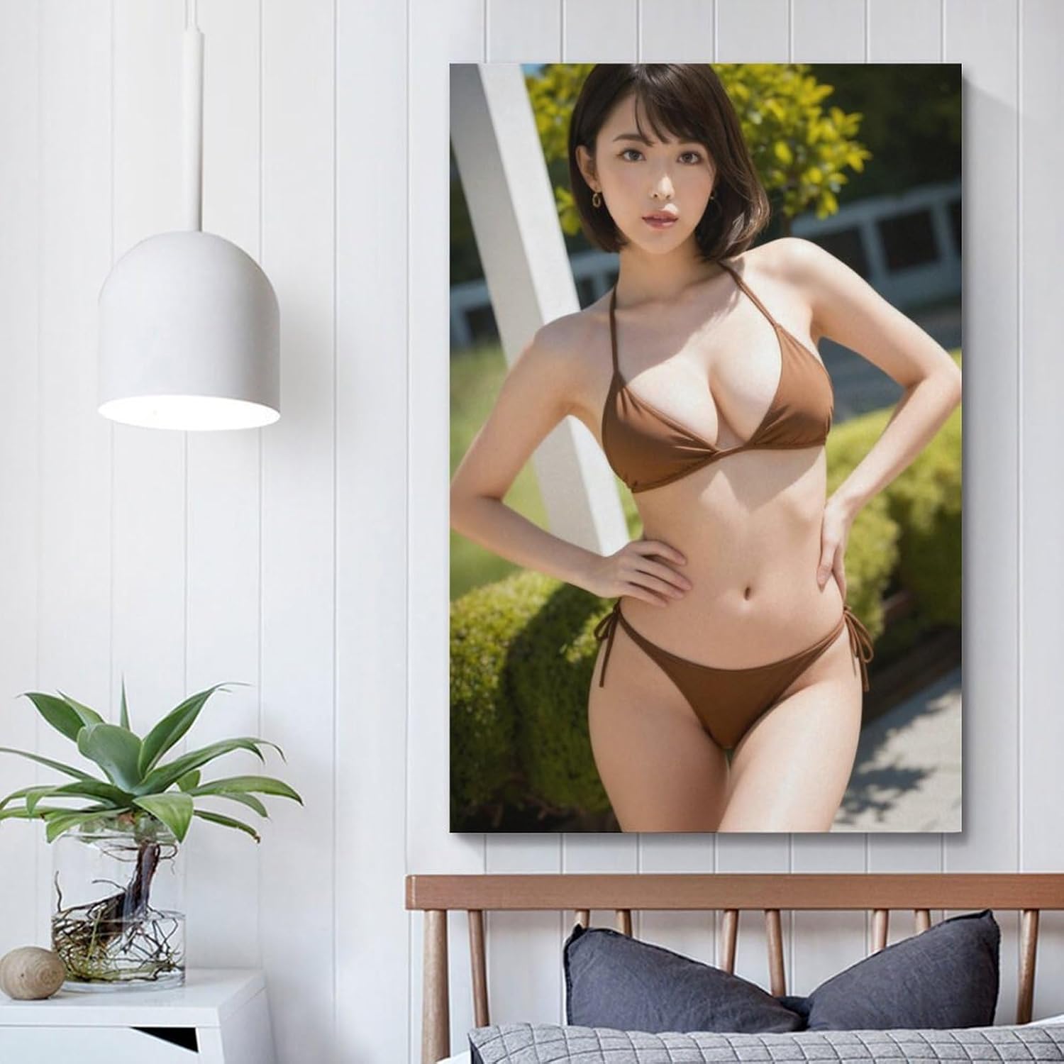 忍野さら癒し系のポスター部屋装飾壁画ベッドルーム壁掛けプリント室内装飾24x36inch(60x90cm)