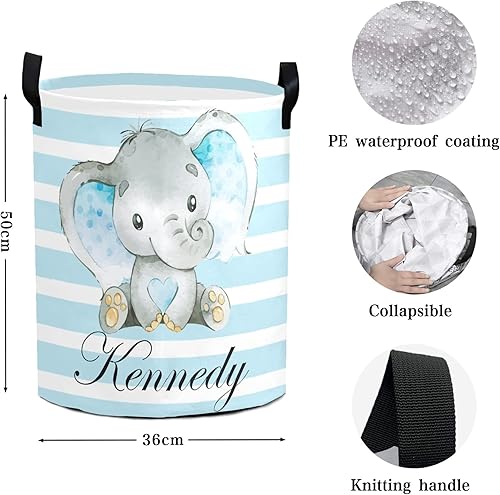 Miniatura 5 de Cestas de lavandería personalizadas con nombres, cesta de lavandería personalizada para niños, niñas, niños, cesta de lavandería con princesa niña