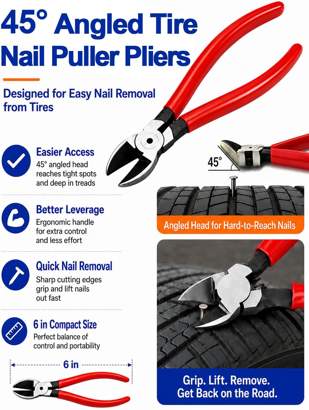 Tire Plug Kit, 32PCS Tire Repair Kit with Tire Plugs Screw