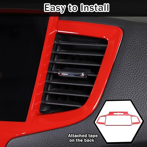 Miniatura 5 de Marco del Panel de Navegación del Tablero para Honda Pilot 2019-2022 Ridgeline 2021-2023 Passport 2019-2023, Material ABS Accesorios de Moldura de