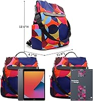 Vista 14 de Mochila para mujer, impermeable, antirrobo, bolsa de viaje, estiloA , L, Mochila