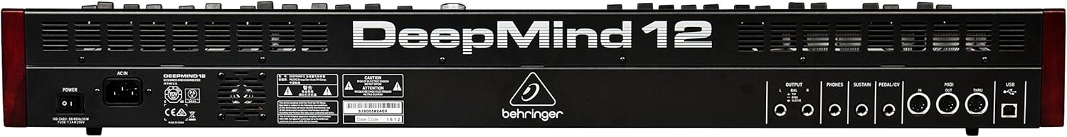 Behringer DeepMind 12 rear panel connections