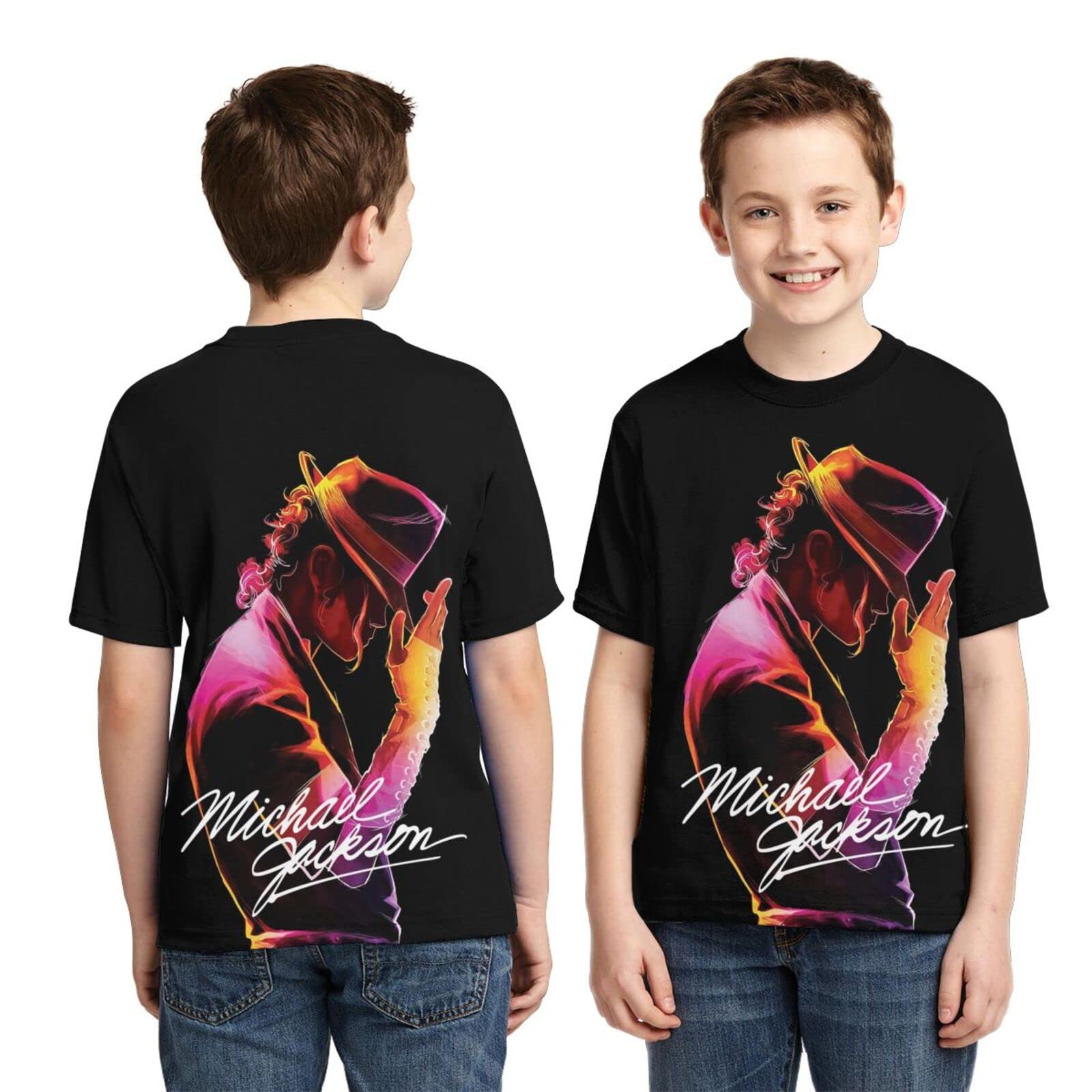 Amazon.co.jp: Tシャツ 子供用 マイケル・ジャクソン 半袖