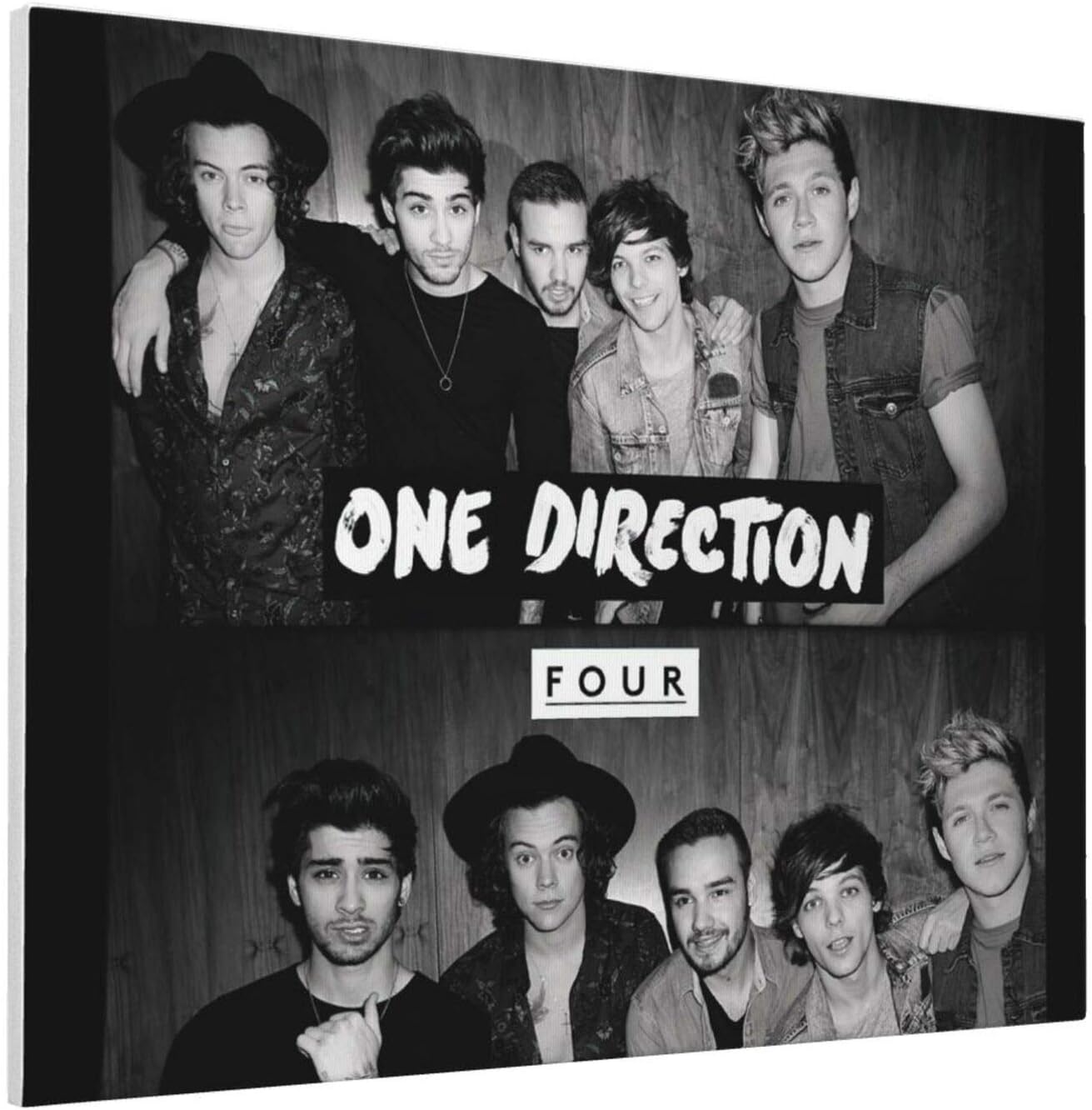 Uangerl One D-irection 16x20 Inch Decorative Arts Oil Painting On Canvas Hd Modern Home Posters Picture Walking Wall Artwork for Living Room Bedroom Decoration Gift Framed Or Frameless