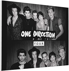 Uangerl One D-irection 16x20 Inch Decorative Arts Oil Painting On Canvas Hd Modern Home Posters Picture Walking Wall Artwork for Living Room Bedroom Decoration Gift Framed Or Frameless