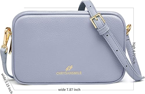 Miniatura 4 de Bolsos cruzados de cuero genuino para mujer, bolso cruzado pequeño de hombro, bolsos y bolsos ligeros
