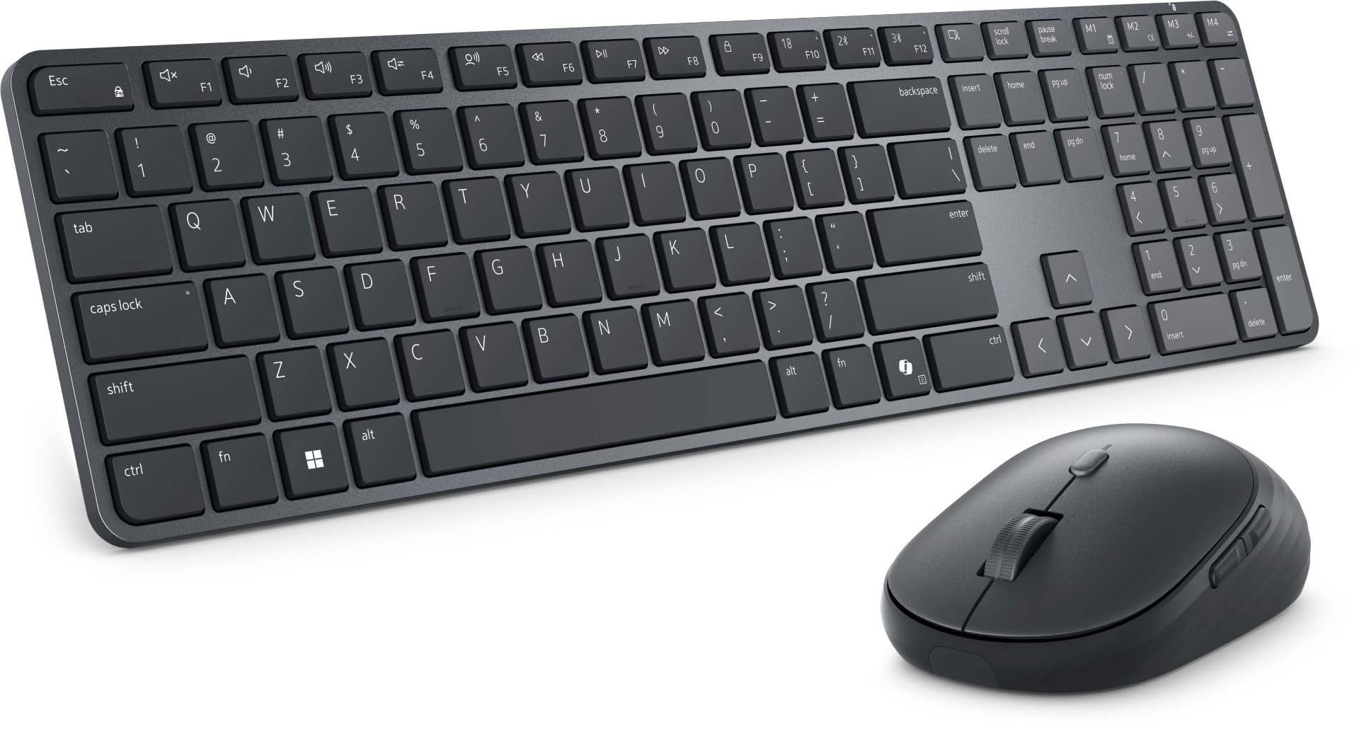Dell Pro 7 Slim Wireless Keyboard & Mouse Combo KM726, Dual Connectivity (Bluetooth 5.0+2.4GHz RF Dongle), Slim Scissor‑Switch Keys, Silent Plus Optical Mouse up to 6000 DPI, Ergonomic Compact Design-picture-33