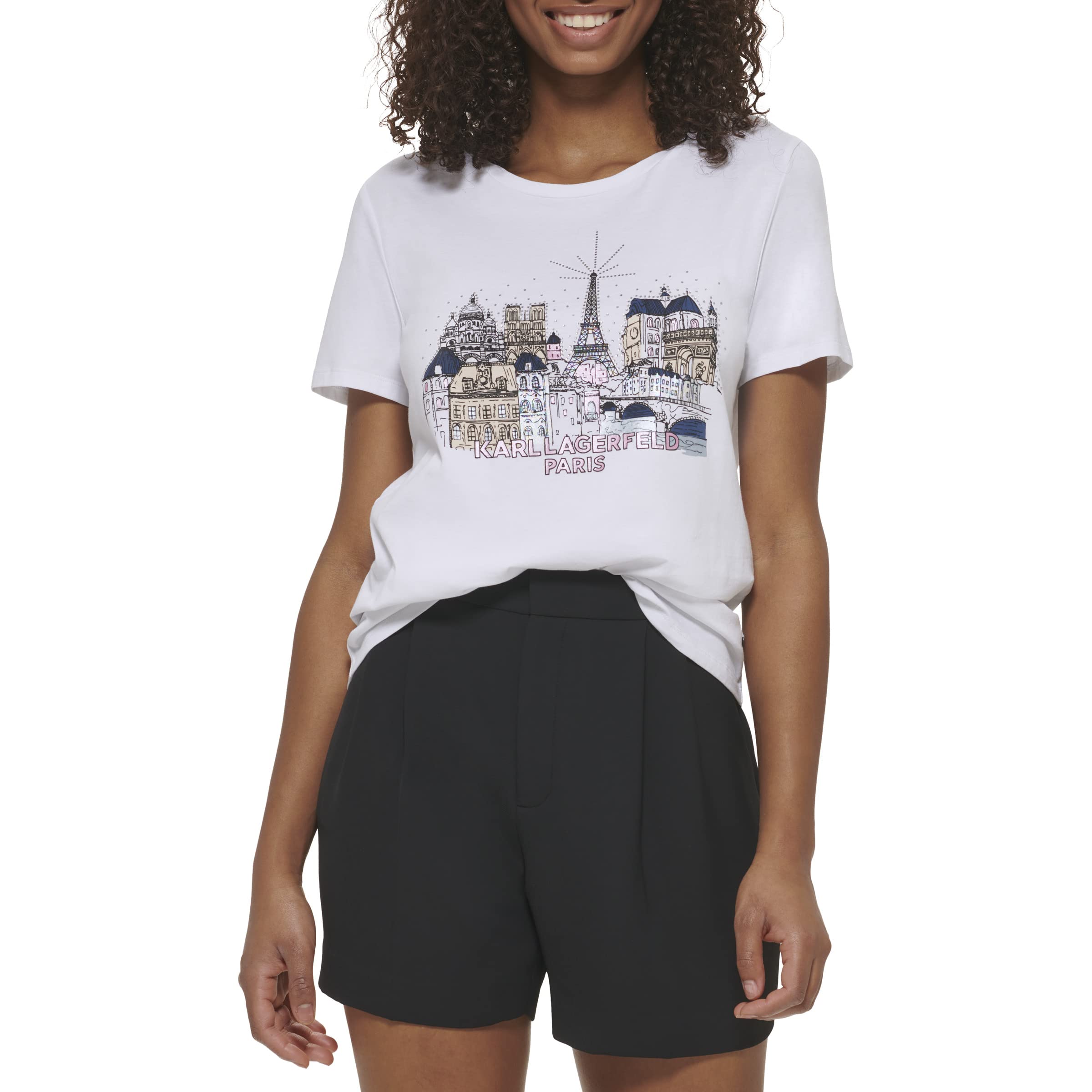 Women's Soft Short Sleeve Logo Everyday Fashion Sport Tee