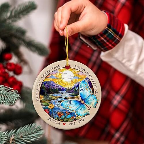 Miniatura 8 de Adorno de Navidad de esqueleto para boda, adorno personalizado de cerámica casada para novio, novia, adorno personalizado de Halloween casado con