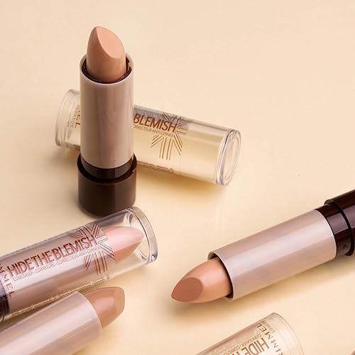 Miniatura 4 de Rimmel London Hide the Blemish - 103 Soft Honey - Corrector en barra, ultra cremoso, fácil de mezclar, 5 horas de uso, 0.16 onzas