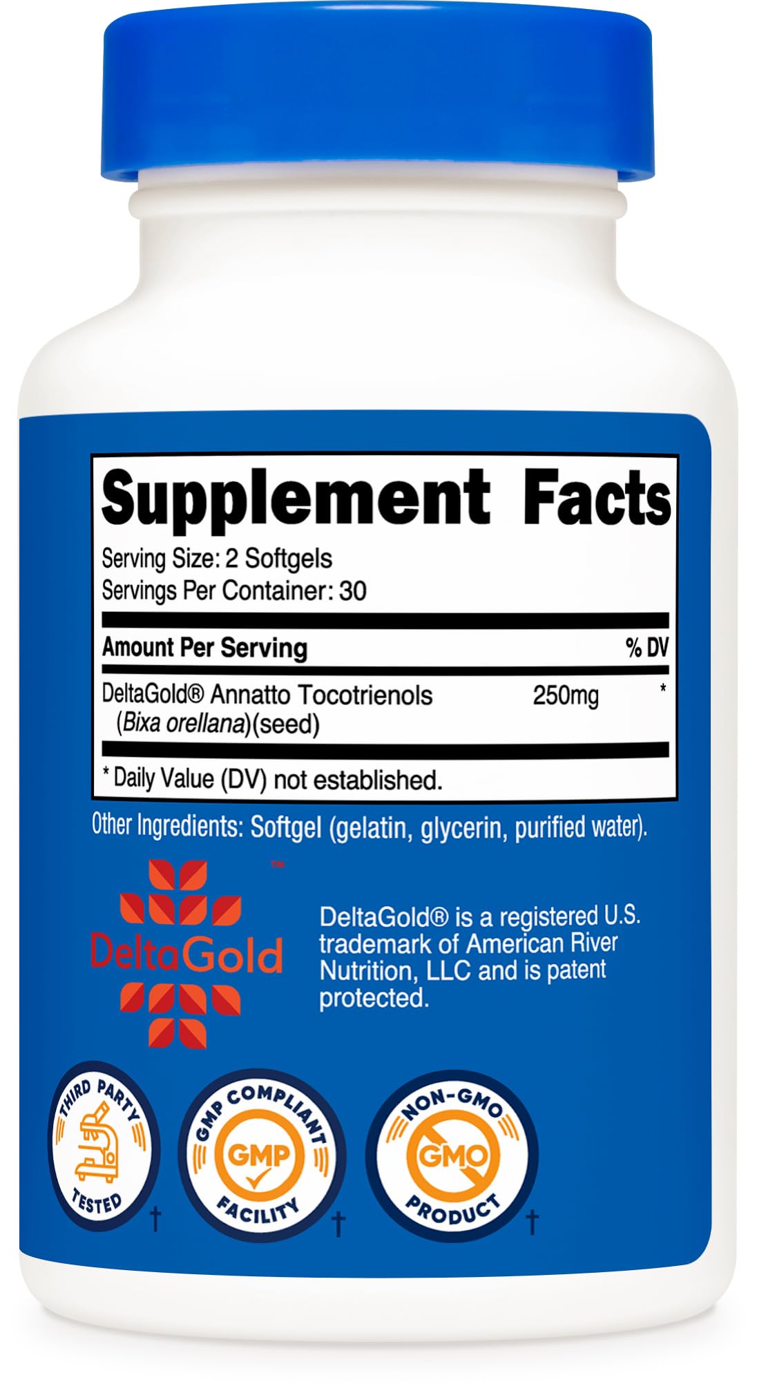 Nutricost Tocotrienols Vitamin E (250mg) 60 Softgels, 30 Servings — Amazon image 5