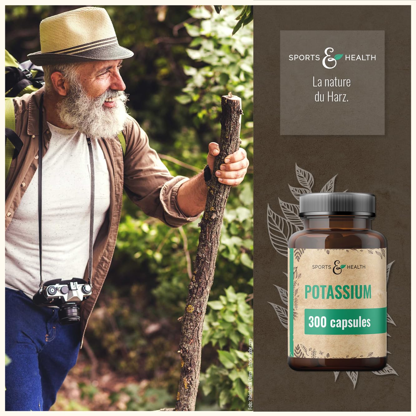 Gélules de Potassium Citrate – 300 Gélules – Végan – 682,2 mg par Portion Quotidienne – Citrate de Potassium complément alimentaire