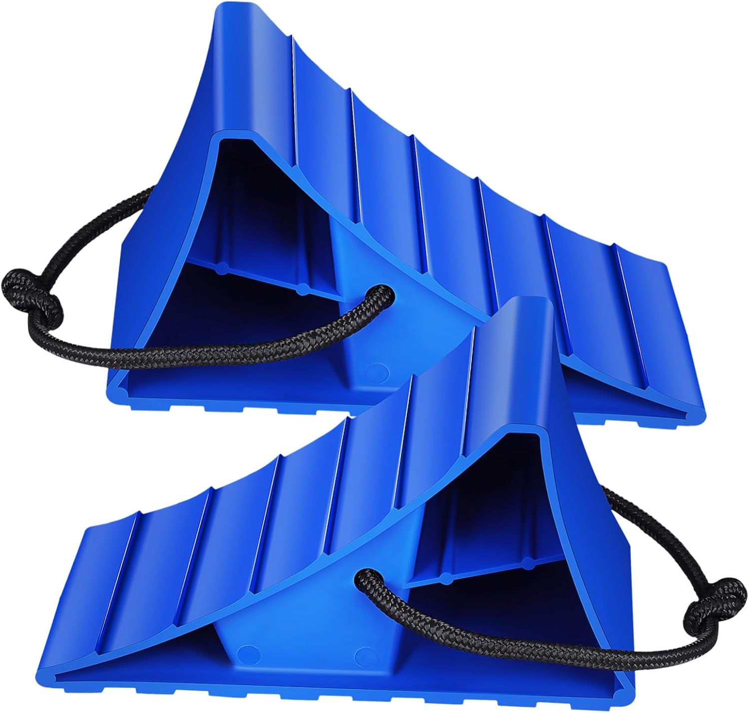 2pcs Wheel Chocks for Car and Truck, Plastic Tire Stopper