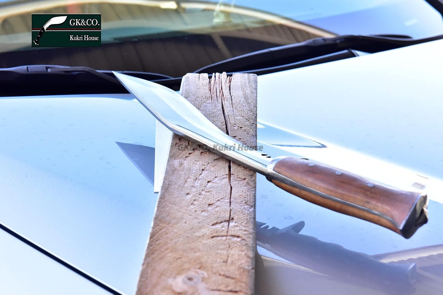 GK&CO. Kukri House - 13" Iraqi Official Issued Genuine Gorkha Kukri/Khukuri Knives White Sheath – Handmade by GK&CO. Kukri in Nepal