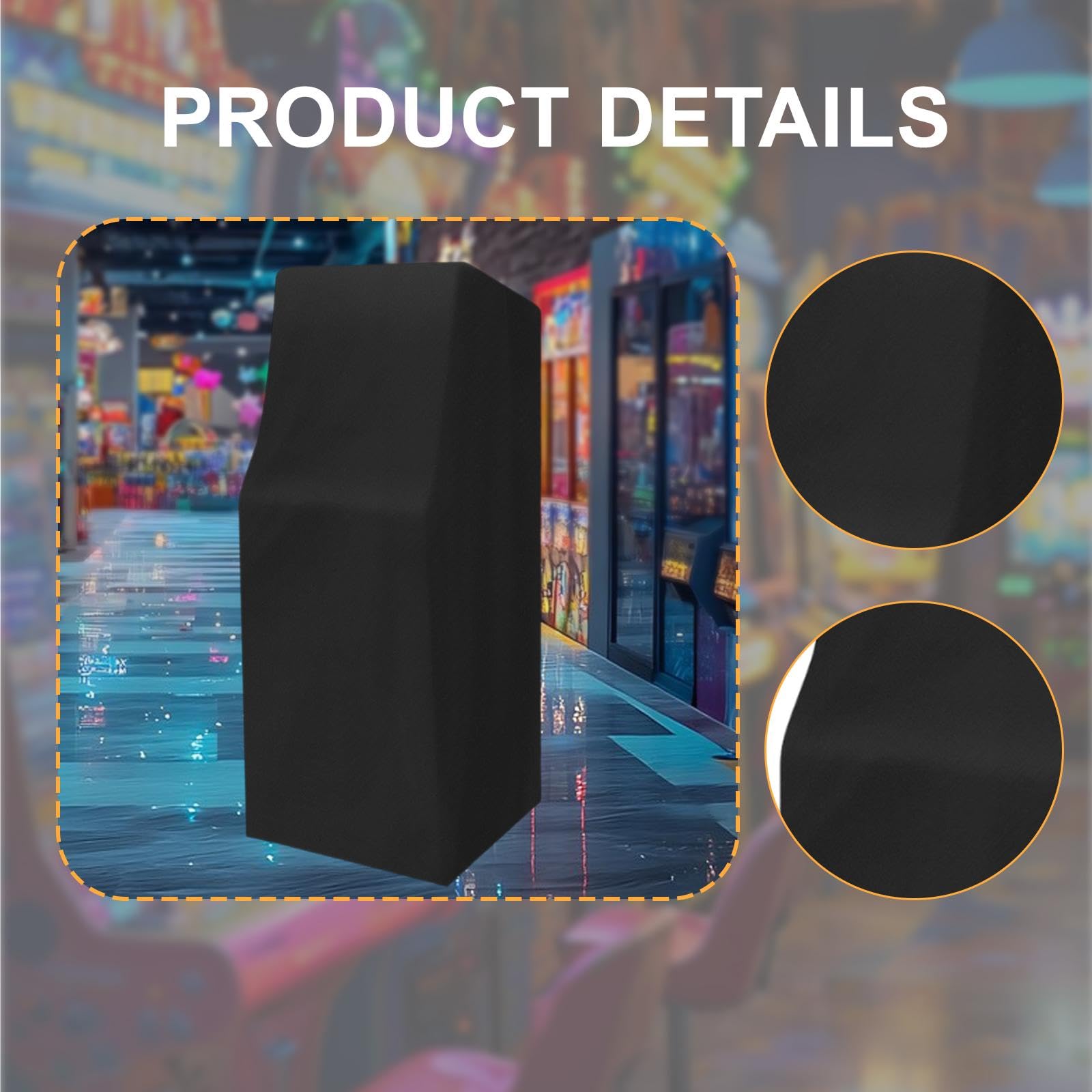 Qianly Funda para Máquina de Juego Cubierta para Arcade Protector de Consola Tapa de Panel de Control Protección contra Lluvia Polvo y Rayos Adecuada para, 56 x 79 x 168 cm