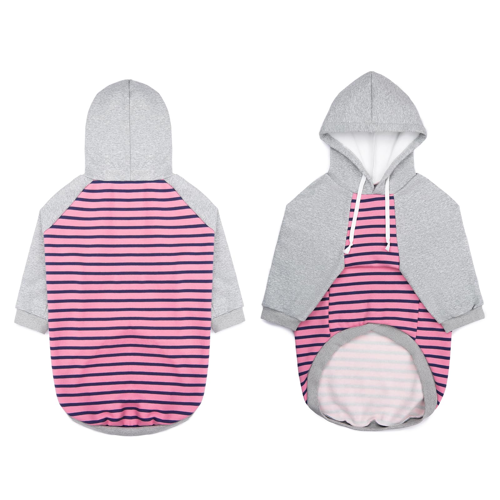 BT Bear Dog Hoodie for Large Dogs Big Dog Hoodies Dog Sweatshirt Dog Jumper Large Warm With a Soft Texture Easy to Wear Sweaters for Big Dogs Labrador German Shepherd,Pink 7XL - Image 2