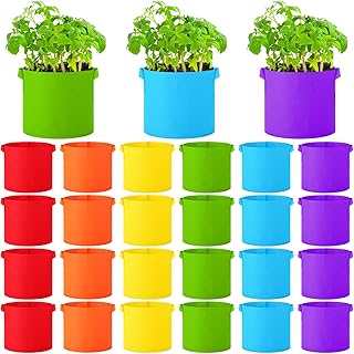 12 Homemade Trellis Ideas Using Simple Materials 49 Ziliny Multicolor Plant Grow Bags Large Grow Bags Fabric Planter Thicken...