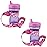 PBnJ Baby SippyPal Sippy Cup Holder Strap Leash Tether (Pink Camo 2-Pack)
