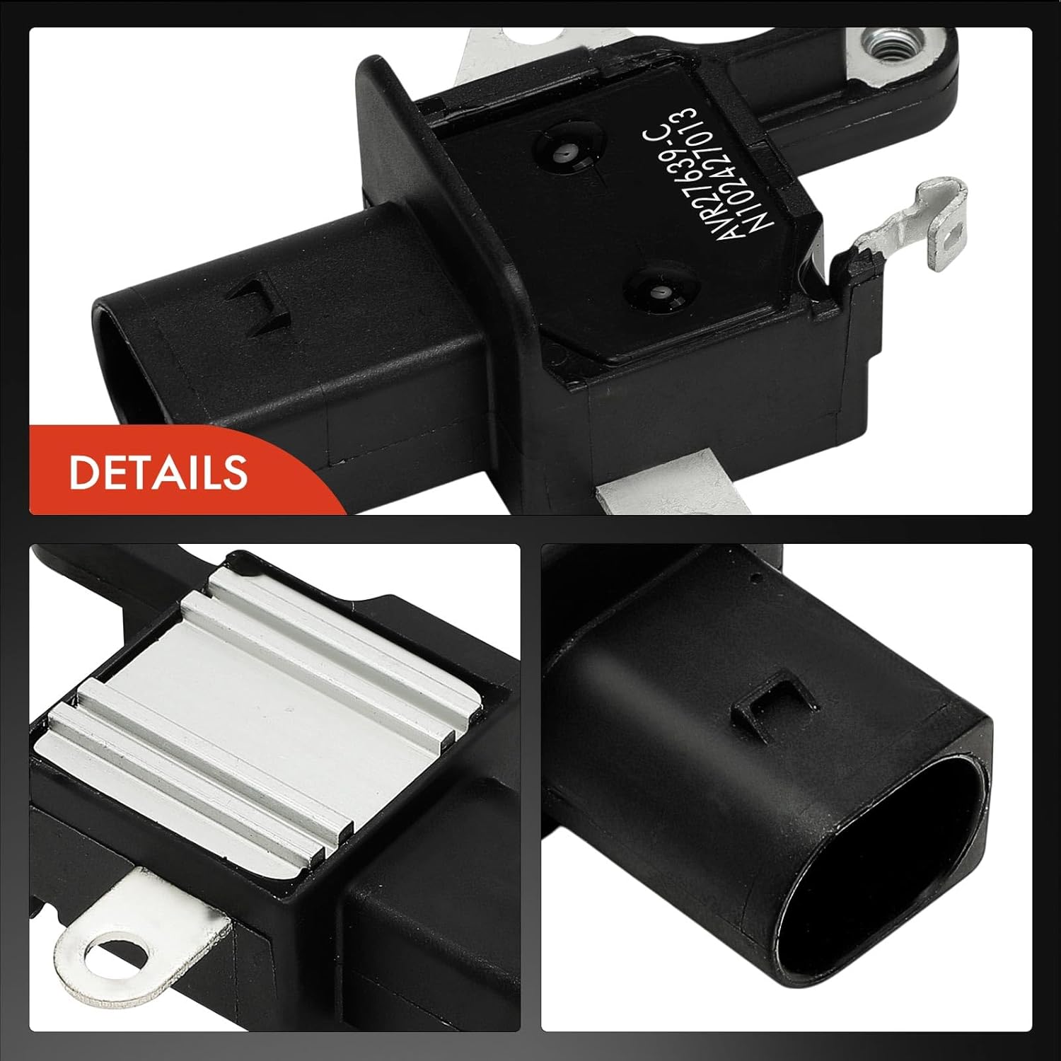 A-Premium Alternator Voltage Regulator Compatible with Toyota RAV4 2018 2.5L, 14V B-Circuit 13.7 Vset