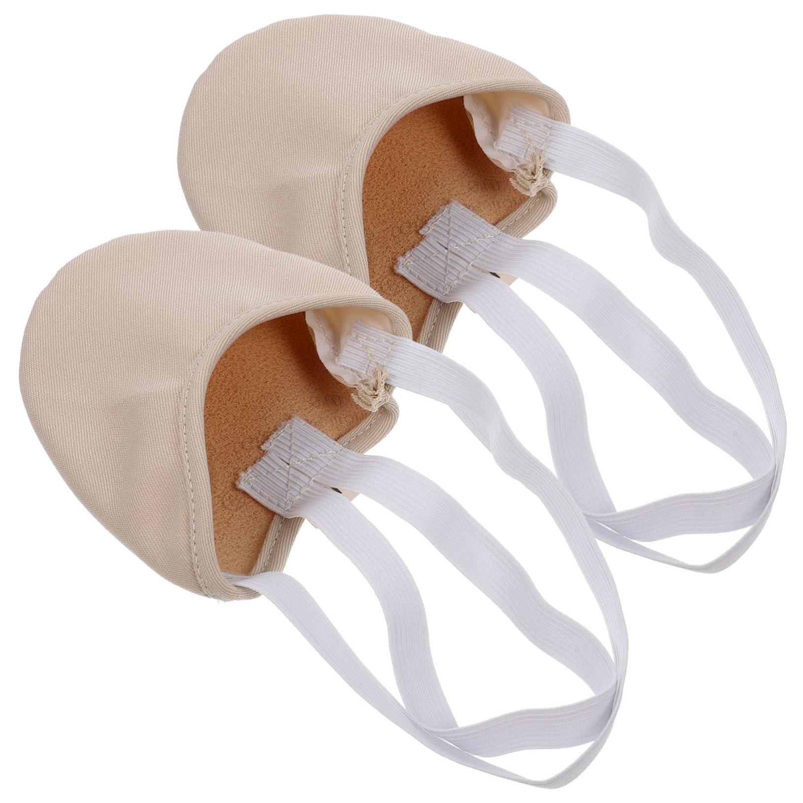 Ipetboom rutschfeste Ballettsocken Damen und Mädchen Atmungsaktive Unsichtbare Tanzsocken S Halbe Hautfarben für Yoga Bauchtanz und Alltagsschuhtragen