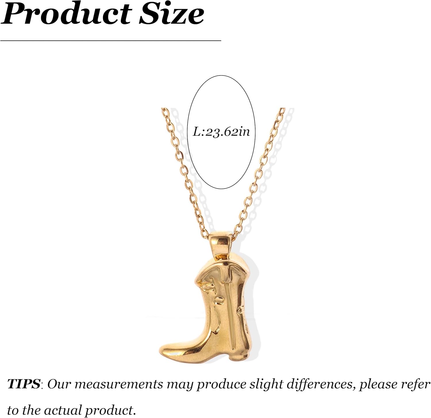 Western Necklaces for Women Gold Cowgirl Cowboy Boot Necklace Gold Chain Cowboy Pendant Necklace Western Boot Charm Necklace Western Style Western Dressing Jewelry Gifts - Image 6