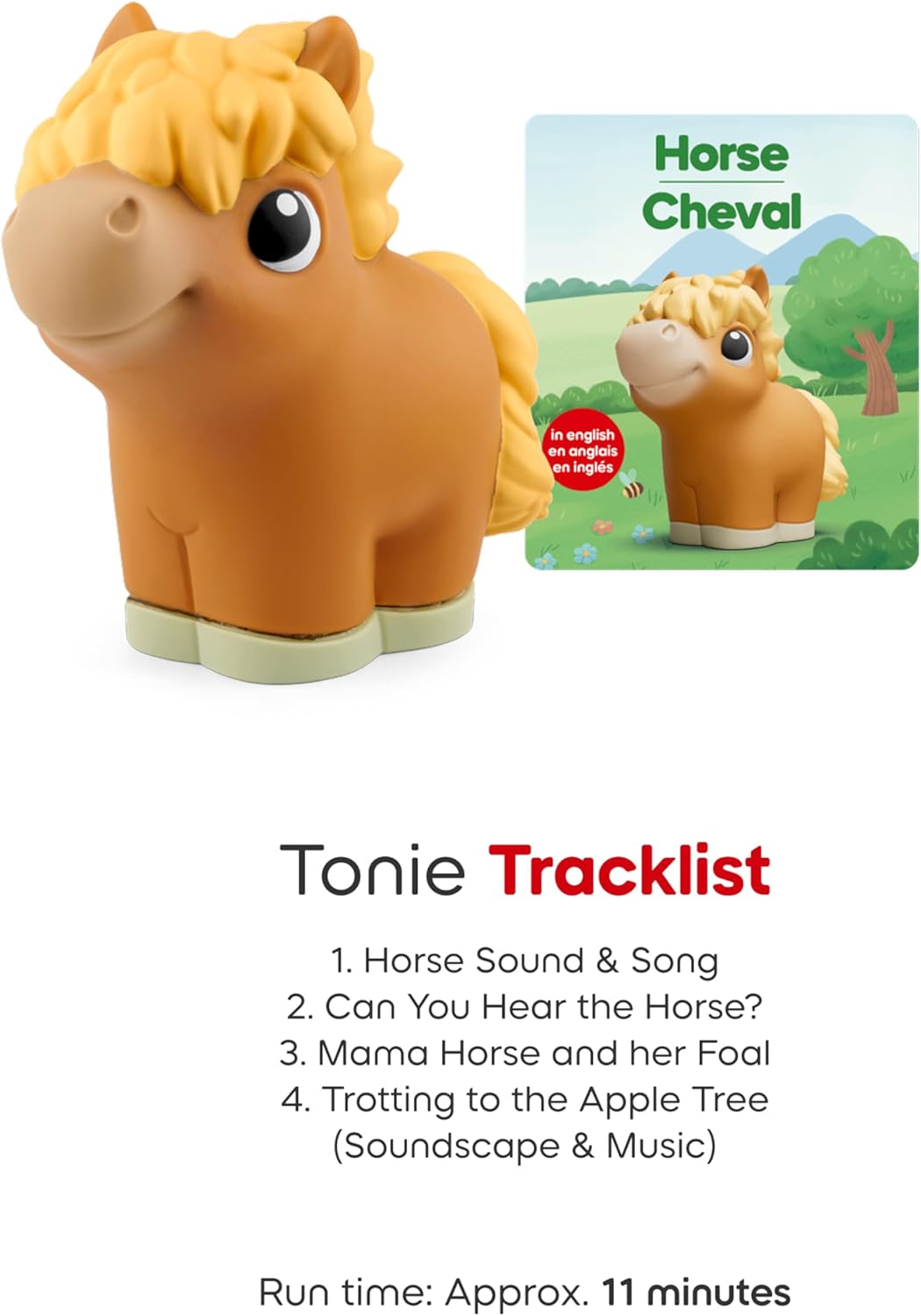 Tonies My First Farm Set - Cow, Pig and Horse Soft and Squeezable Audio Toy Figurines