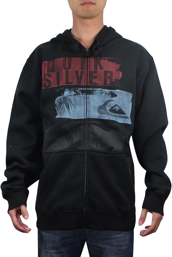Quiksilver Herren Surf & Skate ZipUp HoodieJacke (VintageLook