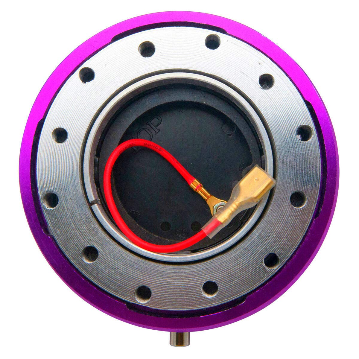 Adattatore Volante A Sgancio Rapido Universale 6 Fori - Nero, Per Auto Da Corsa - Foto 3