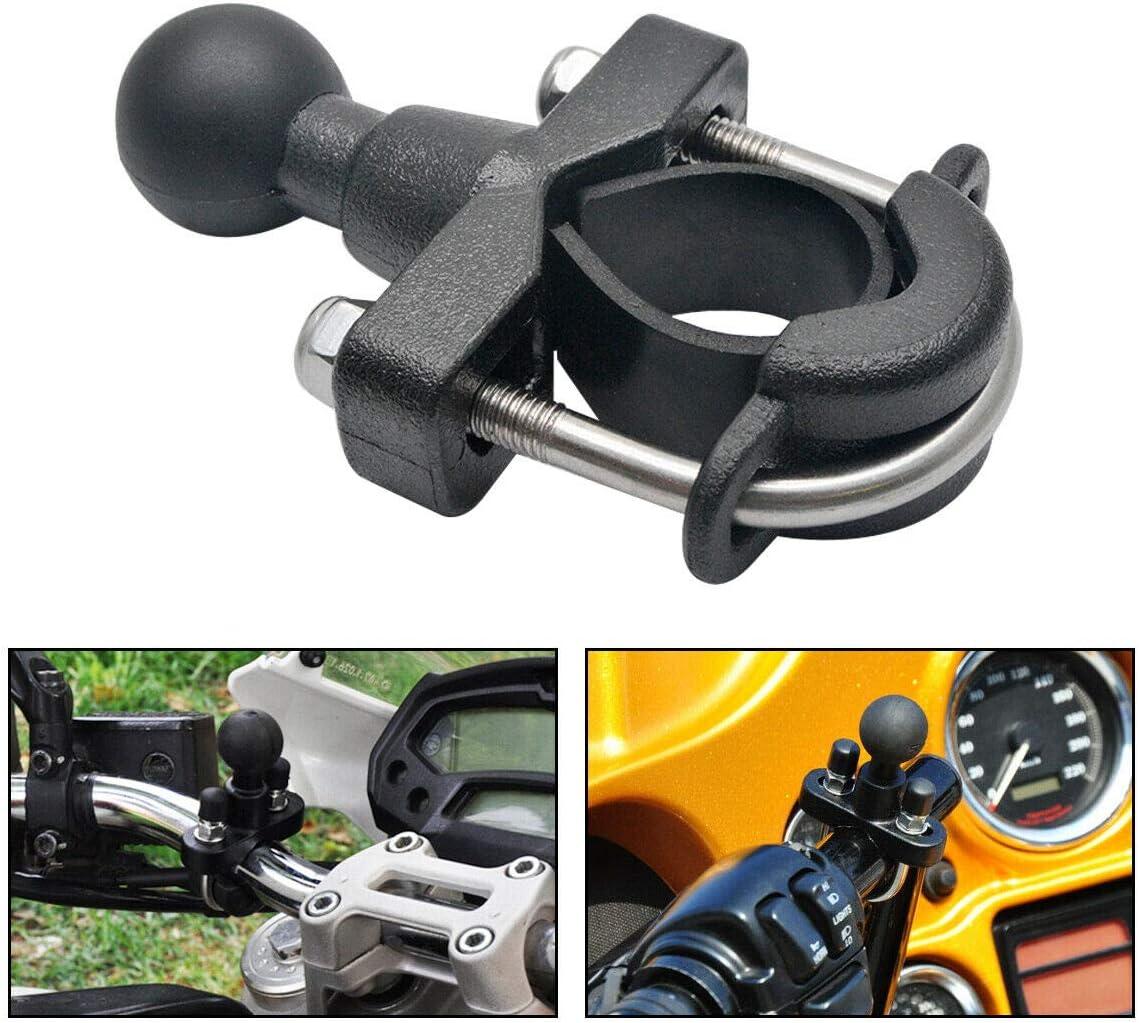 U-Bolt Base Kit For Motorcycle Bike Handlebar Holder Mount 1" Ball