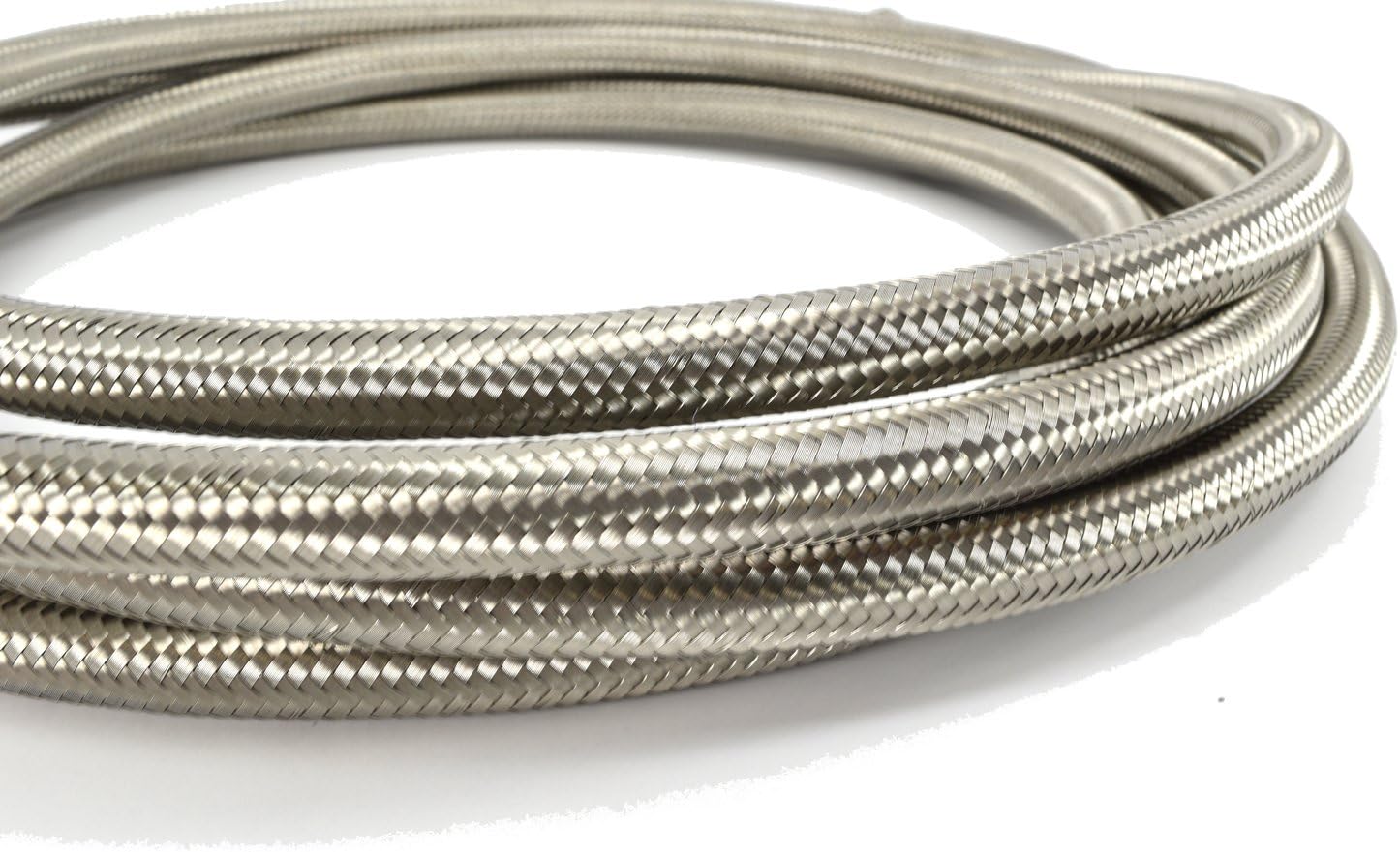 Kraken Automotive - 8AN Stainless Braided Hose for Fuel, Oil, Coolant and Air (10 Feet)