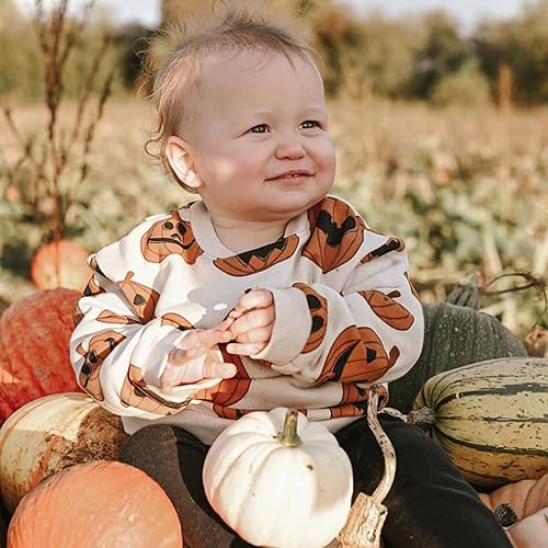 Miniatura 2 de Ropa de Halloween para bebé, niña y niño, disfraz de calabaza con texto en inglés "My First Halloween"