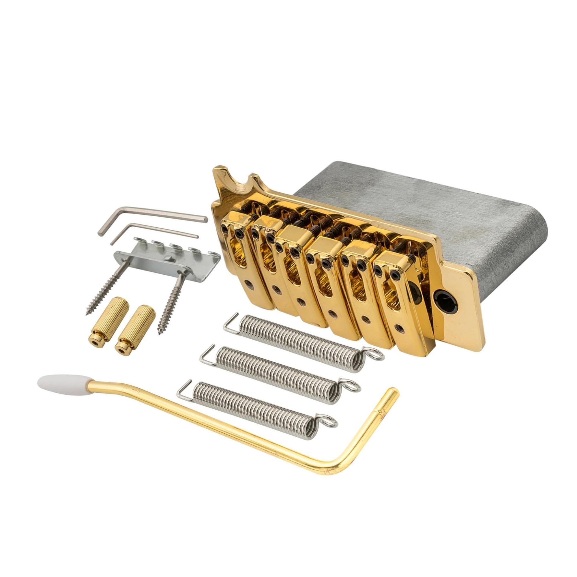 Niezależny Mostek Tremolo Z Siodłem 52.5 Mm Do Gitary | Most gitarowy(Gold)