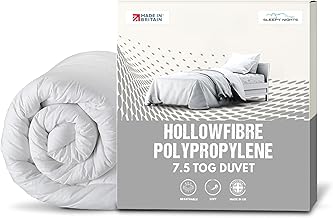 SleepyNights Double 7.5 Tog Duvet Quilt Summer Season Non Allergenic Hollowfibre – Polypropylene Cover