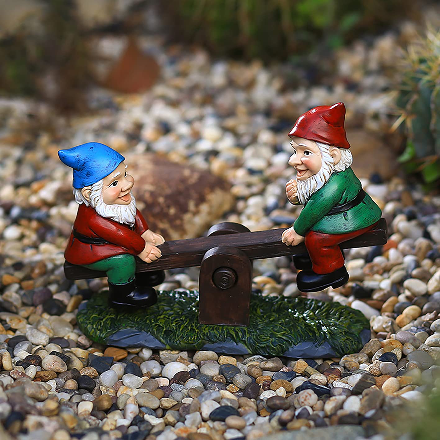 Dropship Gnome Night Solar Light Flower Decor Dimming Built-in - Foto 4