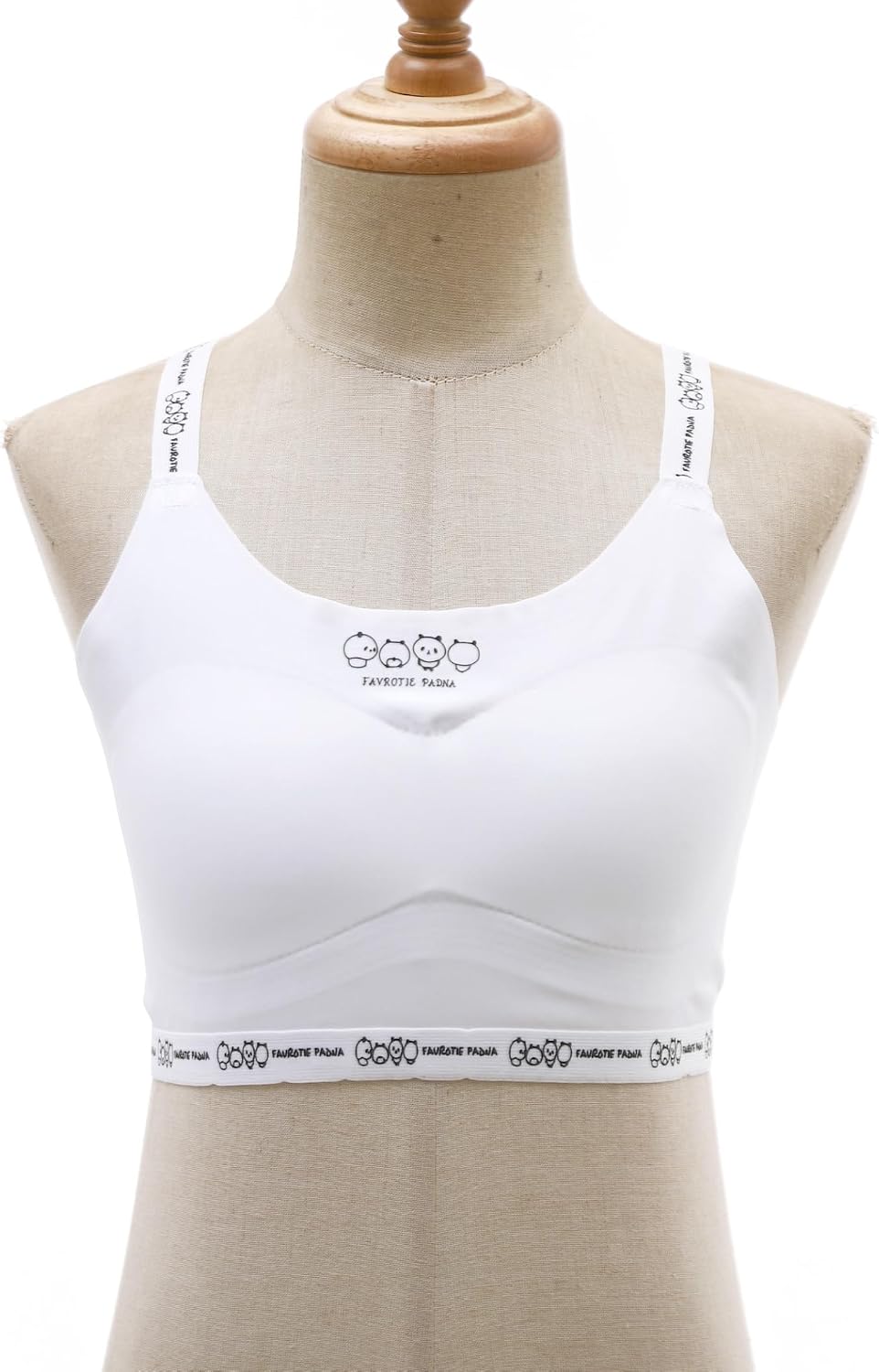 Kids Training Bra Sports Bras Fixed Pads Elastic Straps Stretch Breathable