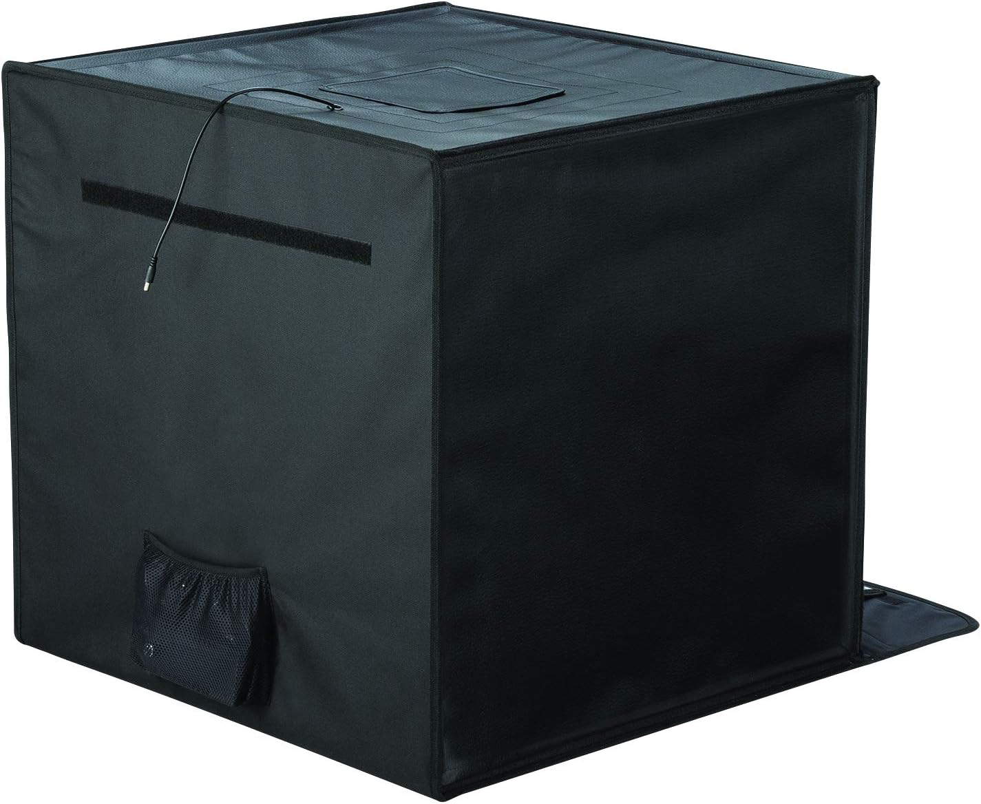 24-Inch Desktop LED Light Box Studio Tent with Turntable, 4 Backgrounds & Case