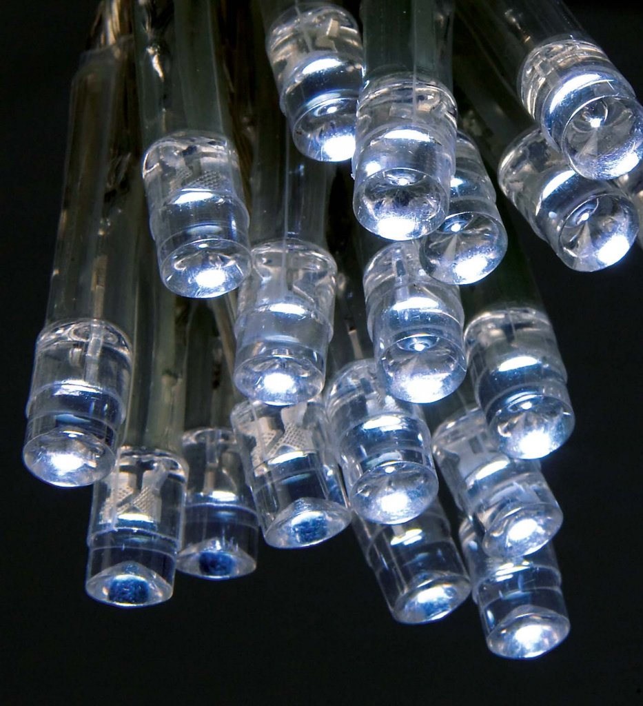 35 STATIC AND FLASHING LED FAIRY LIGHTS - BATTERY OPERATED - TWO LIGHT MODES (White)