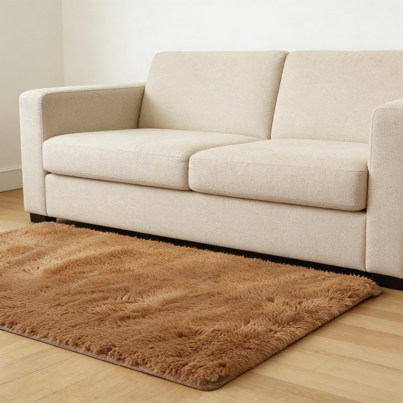 Tapis Moelleux Antidérapant Facile à Entretenir pour Salon 170x140