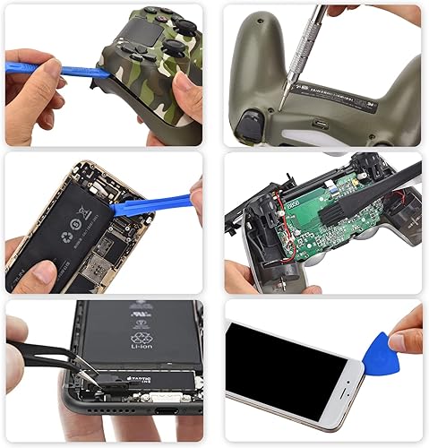 Miniatura 5 de EasyTime Kit de herramientas de reparación compatible con PS4, Nintendo, Xbox one, kit de destornilladores triwing 24 en 1, T6 T8 T9 T10 Torx