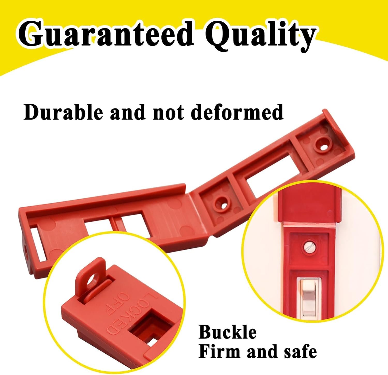 4Pcs 6064 Wall Switch Locking Device, Plastic, Maintain Switch Position to Ensure Safety