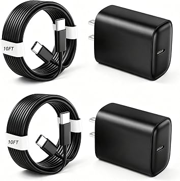 iPhone 18 17 16 Pro Max Charger Fast Charging, 20W iPhone Duo USB C Charger