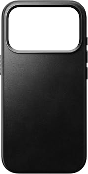 NOMAD Traditional Leather Case | For iPhone 17 Pro | Protective Case Made of High-Quality Genuine Leather | MagSafe Compatible | Black Horween