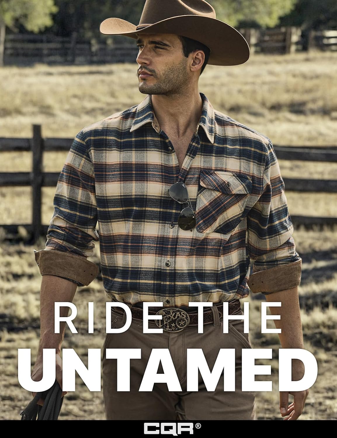 CQR Men's 100% All Cotton Button Down Flannel Shirts, Long Sleeve Brushed Warm Soft Casual Outdoor Plaid Shirt - Image 4