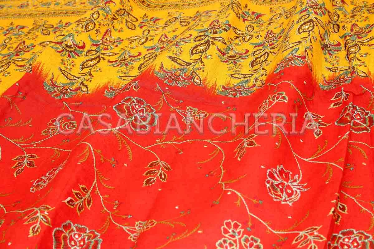 Bassetti MONTEFANO Foulard Cotone, Rosso, 270X270