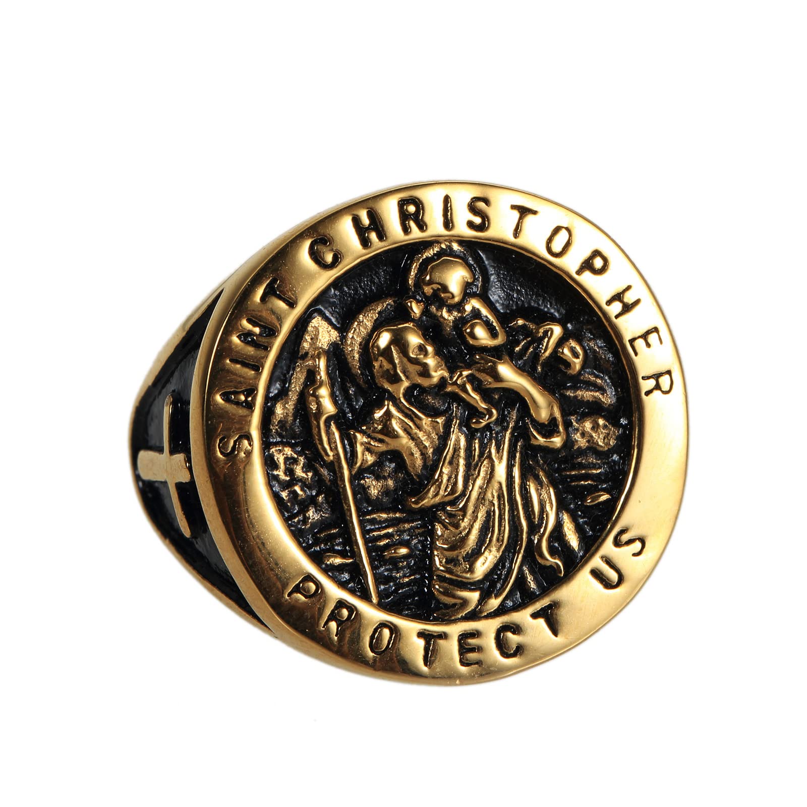 Bague homme acier titane Aswin Christopher bijou haut de gamme