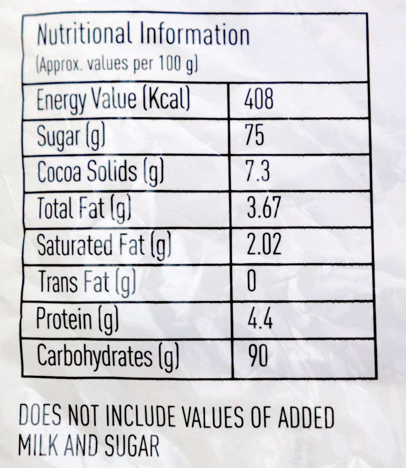 coffee day Hot Chocolate Cocoa Powder Sachet (40 Sachets) - Pack of 2 — Amazon image 2