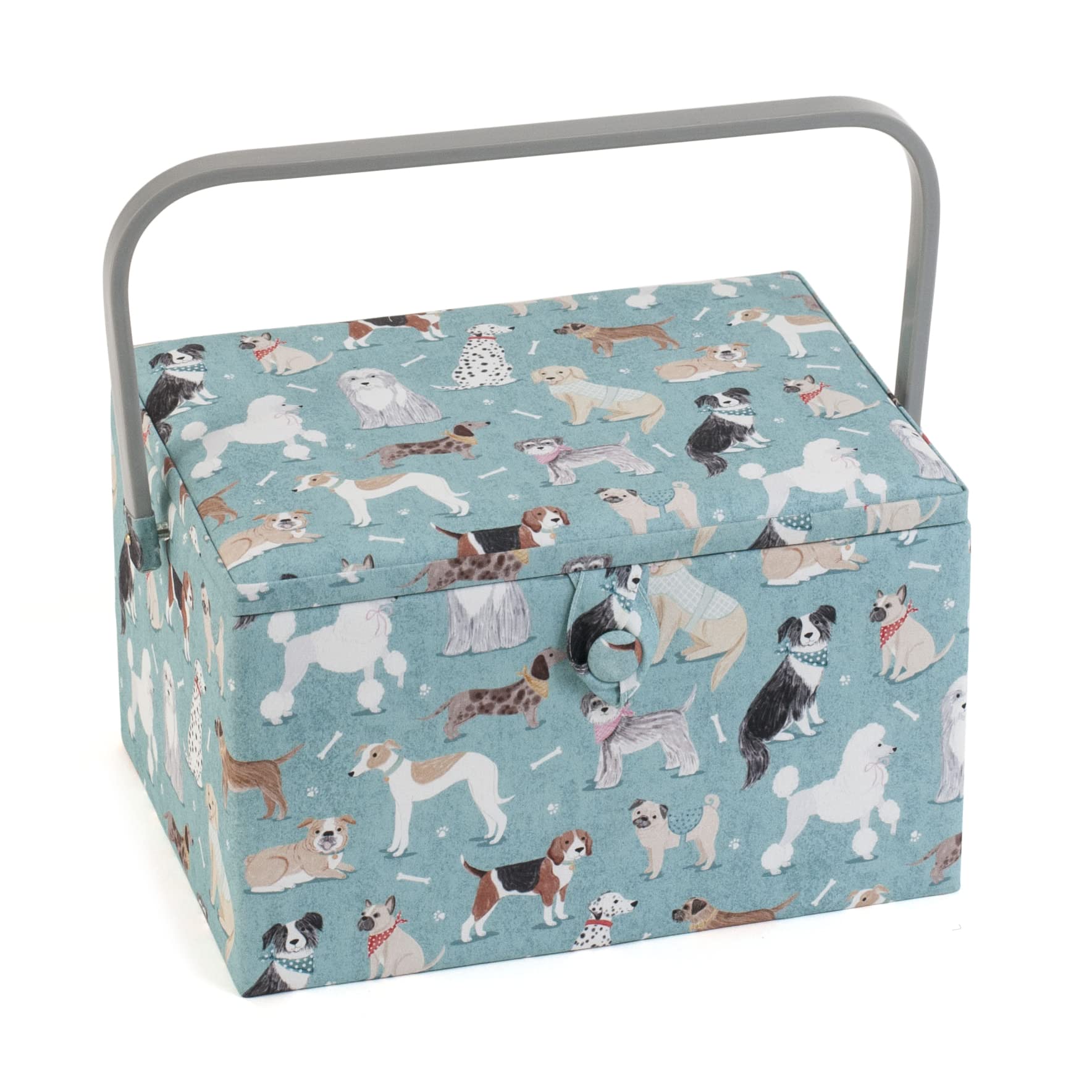Hobby Gift Dogs Large Sewing Craft Hobby Storage Box,