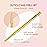 PANA 3/32 Carbide Cuticle Nail Drill Bit for Cuticle Cleaning, Dead Skin Removal, Gel Polish & Acrylic Removal, Under Nail Cleaner, Nail Salon, Manicure Tools (Sharp Point - Gold, Medium)